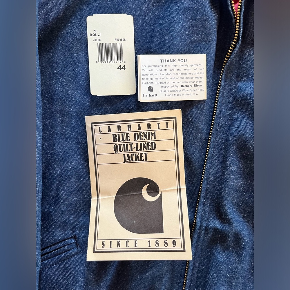 Carhartt Vintage Centennial Anniversary Detroit Jacket with some original tags - Picture 7 of 8